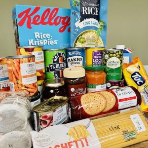 Example contents of a £30 Emergency Food Parcel