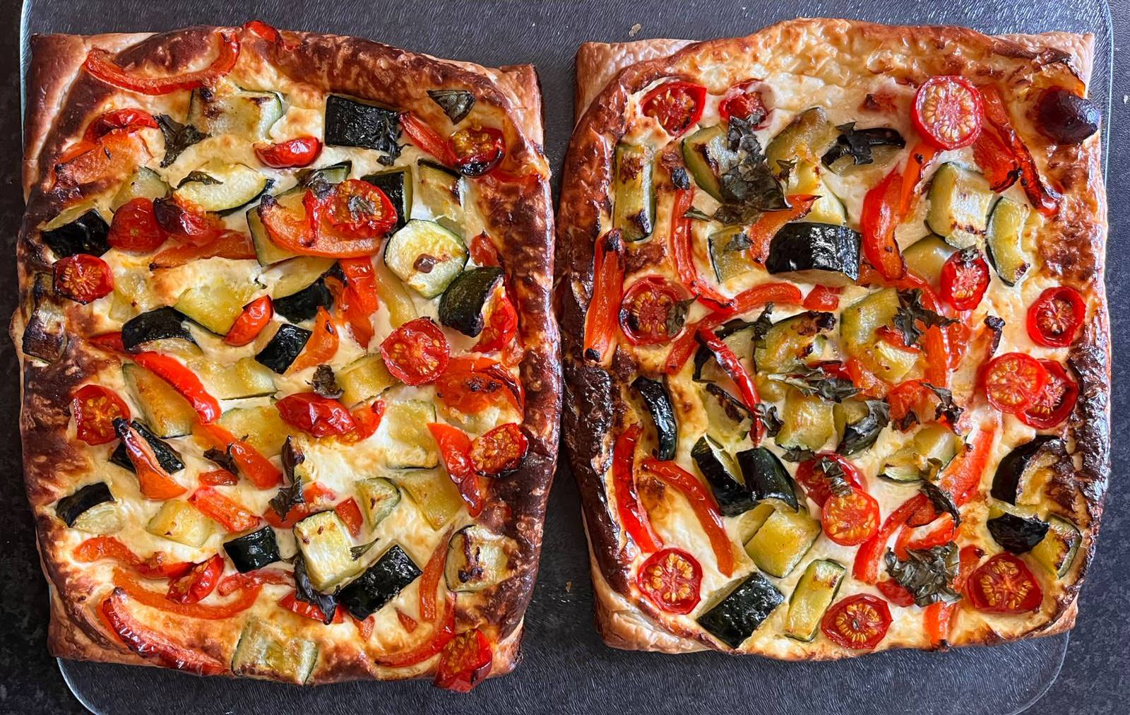 Recipe: Tomato, Courgette & Red Pepper Tart
