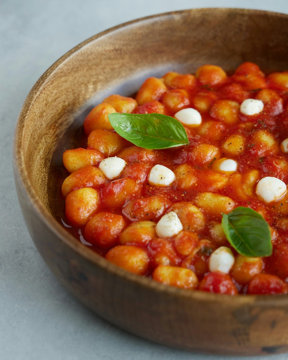 Recipe: Tomato & Mozzarella Gnocchi Bake