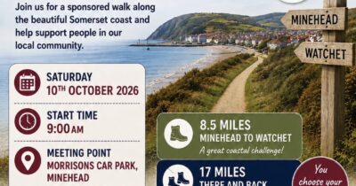 Sponsored Walk for West Somerset Food Cupboard – Saturday 10th October